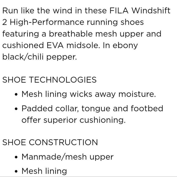 𝅺FILA running, mens 13 - Picture 4 of 6